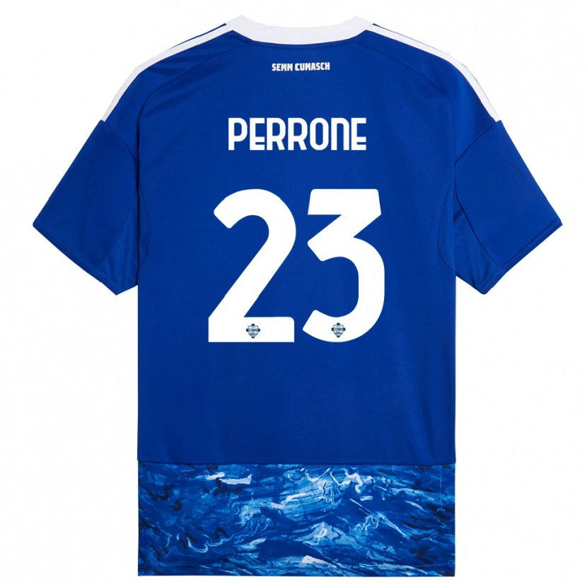 Danxen Women Máximo Perrone #23 Blue White Home Jersey 2025/26 T-Shirt