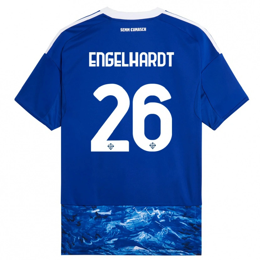 Danxen Women Yannik Engelhardt #26 Blue White Home Jersey 2025/26 T-Shirt
