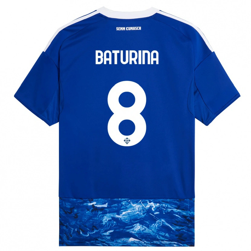 Danxen Women Martin Baturina #8 Blue White Home Jersey 2025/26 T-Shirt