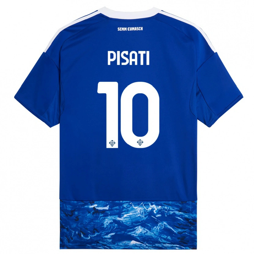 Danxen Women Samuele Pisati #10 Blue White Home Jersey 2025/26 T-Shirt