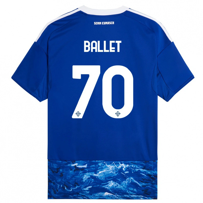 Danxen Women Samuel Ballet #70 Blue White Home Jersey 2025/26 T-Shirt