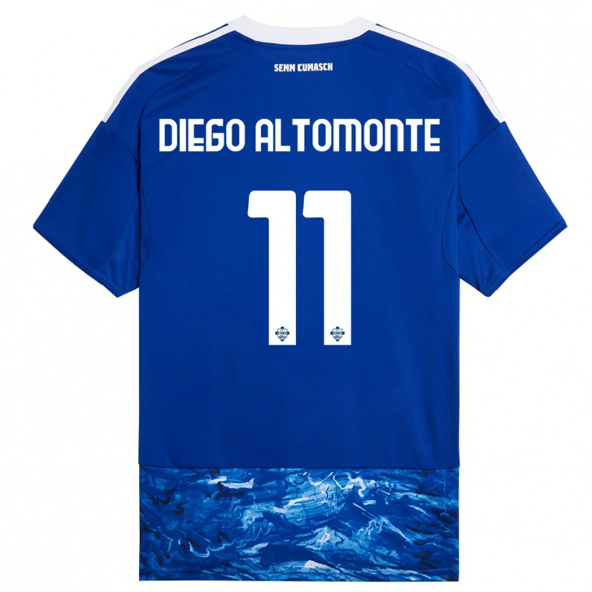 Danxen Women Thomas Diego Altomonte #11 Blue White Home Jersey 2025/26 T-Shirt