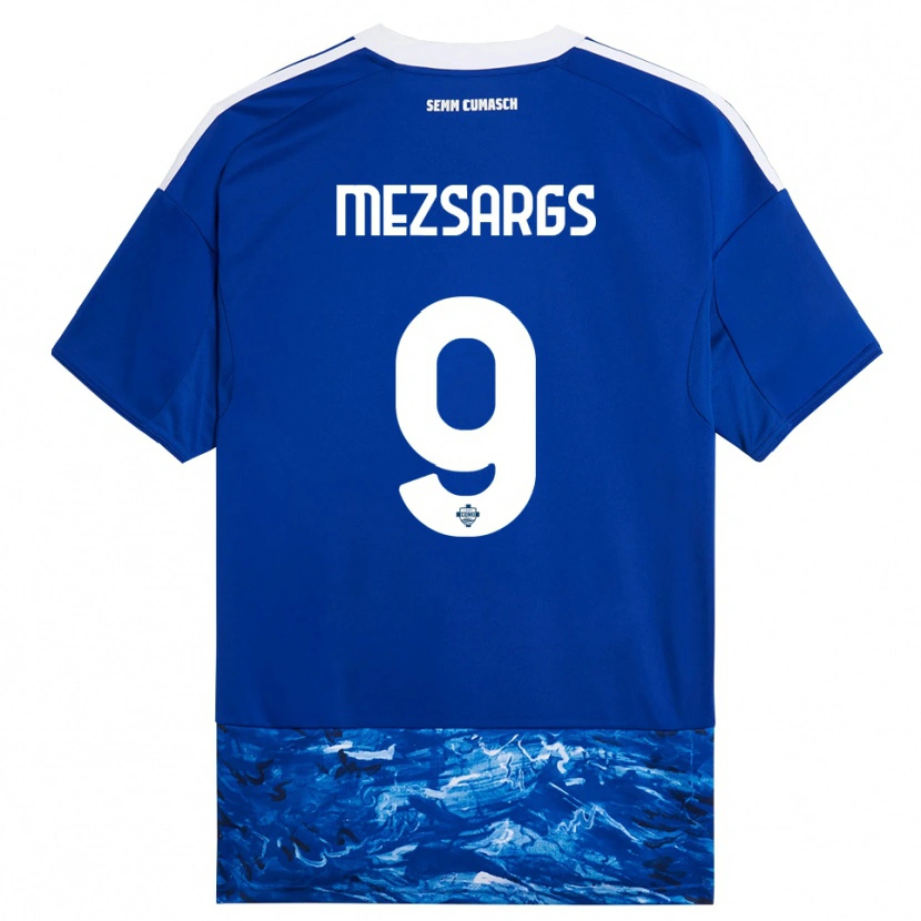 Danxen Women Kristians Mezsargs #9 Blue White Home Jersey 2025/26 T-Shirt
