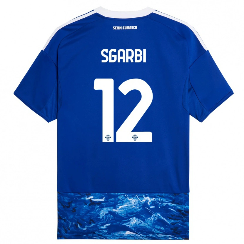 Danxen Women Dylan Sgarbi #12 Blue White Home Jersey 2025/26 T-Shirt