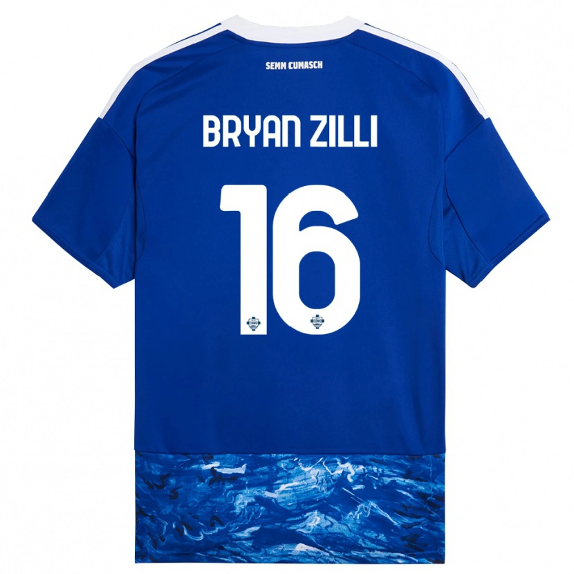 Danxen Women Rocco Bryan Zilli #16 Blue White Home Jersey 2025/26 T-Shirt