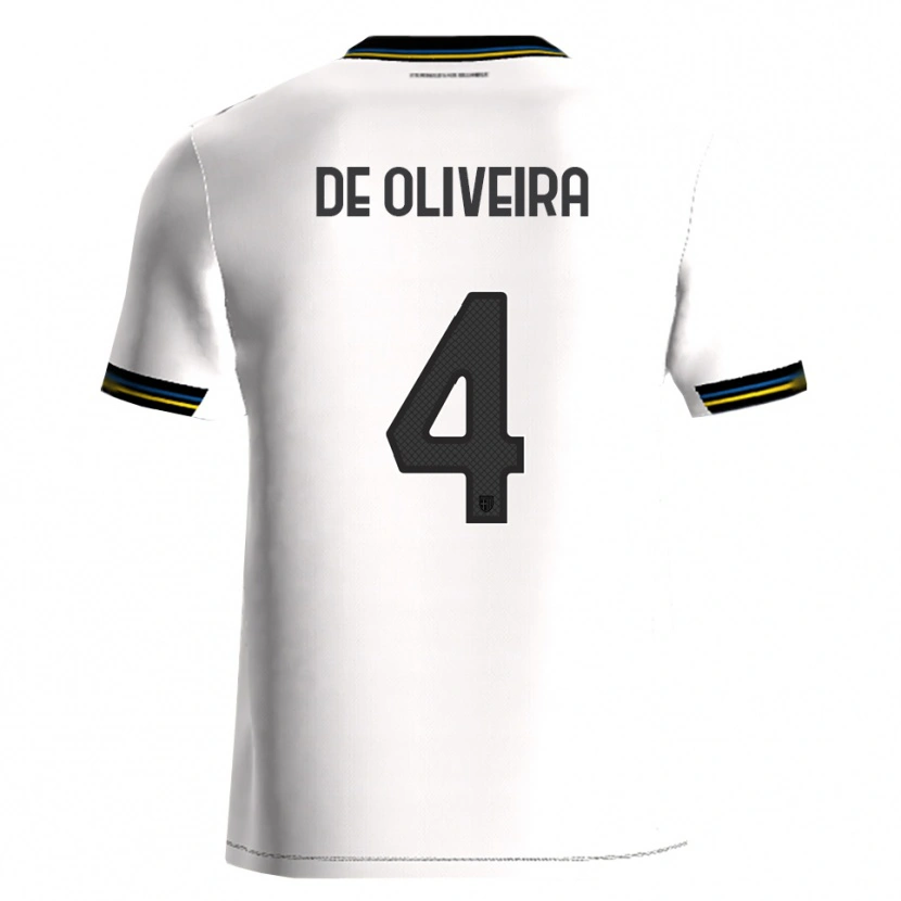 Danxen Women Luca De Oliveira #4 White Black Home Jersey 2025/26 T-Shirt