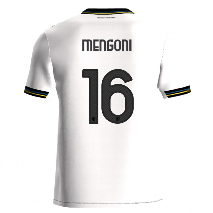 Danxen Women Filippo Mengoni #16 White Black Home Jersey 2025/26 T-Shirt