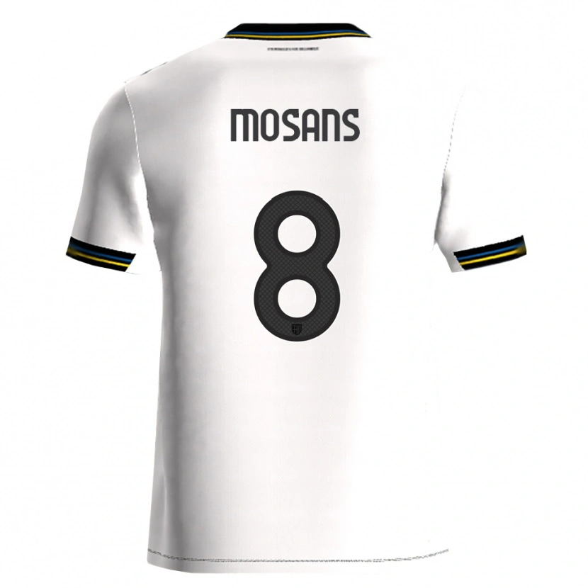 Danxen Women Kristaps Mosans #8 White Black Home Jersey 2025/26 T-Shirt