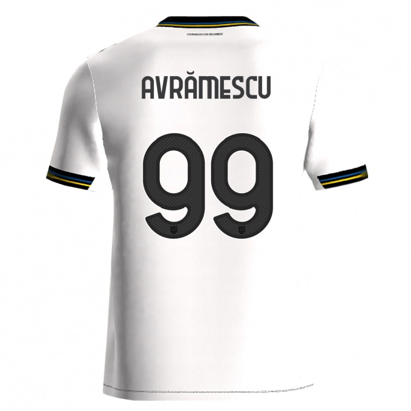 Danxen Women Ianis Avrămescu #99 White Black Home Jersey 2025/26 T-Shirt
