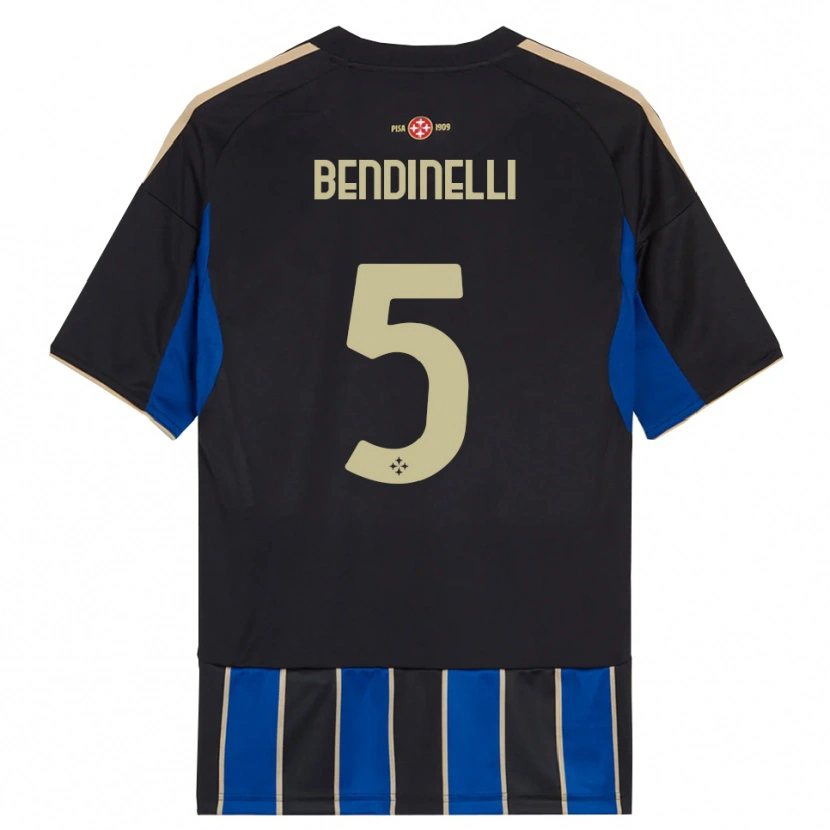 Danxen Women Louis Bendinelli #5 Black Blue Home Jersey 2025/26 T-Shirt