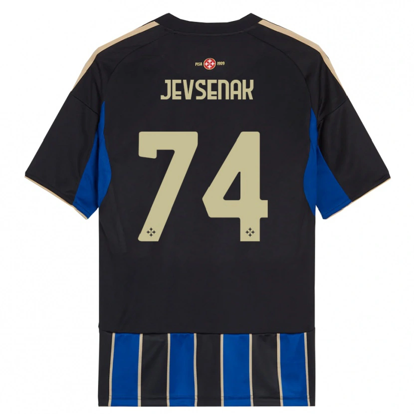 Danxen Women Žan Jevšenak #74 Black Blue Home Jersey 2025/26 T-Shirt