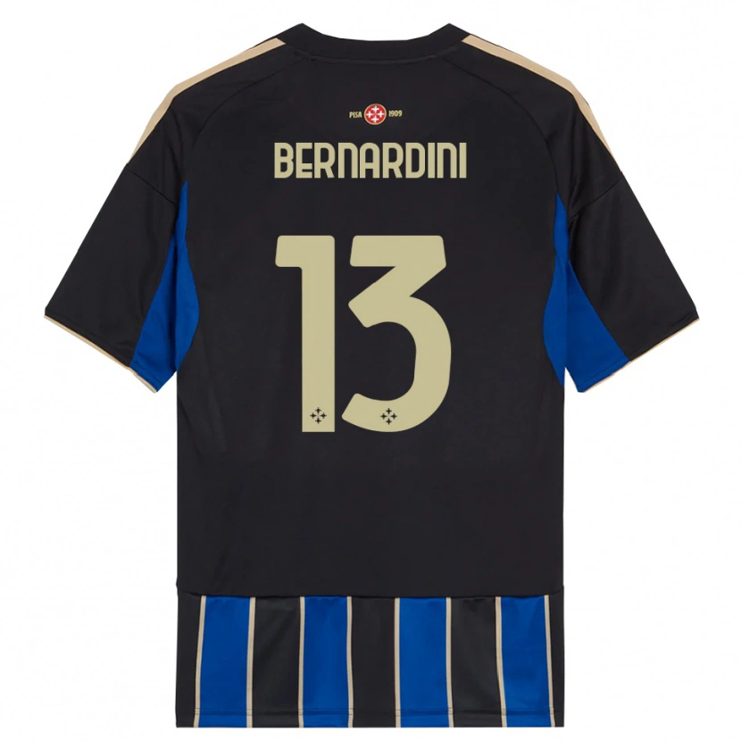 Danxen Women Andrea Bernardini #13 Black Blue Home Jersey 2025/26 T-Shirt