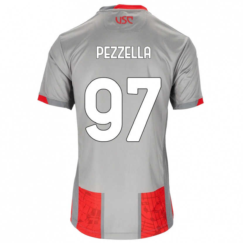 Danxen Women Giuseppe Pezzella #97 Red Gray Home Jersey 2025/26 T-Shirt