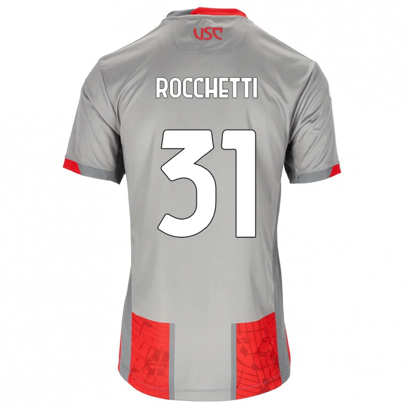 Danxen Women Yuri Rocchetti #31 Red Gray Home Jersey 2025/26 T-Shirt