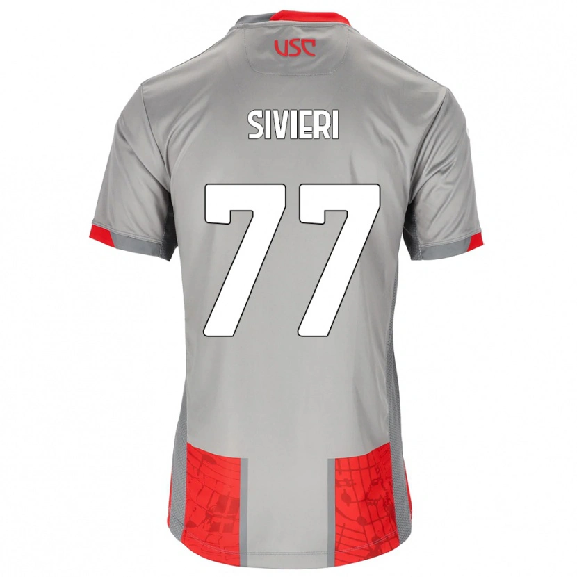 Danxen Women Lorenzo Sivieri #77 Red Gray Home Jersey 2025/26 T-Shirt