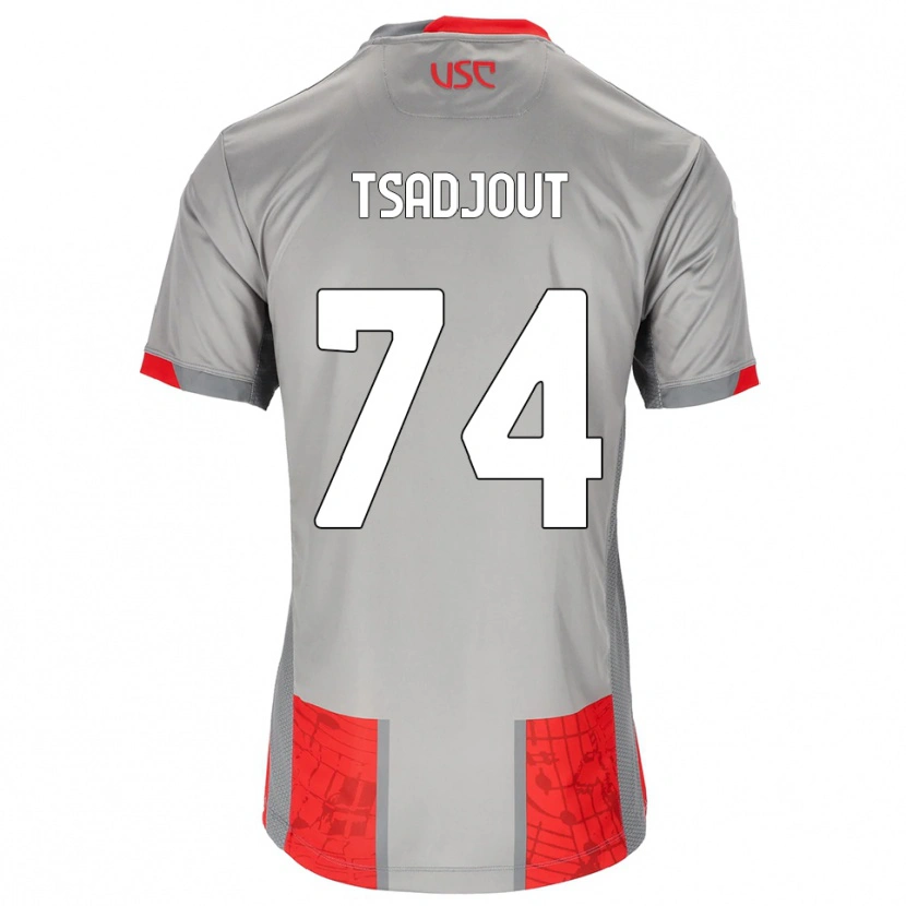 Danxen Women Frank Tsadjout #74 Red Gray Home Jersey 2025/26 T-Shirt