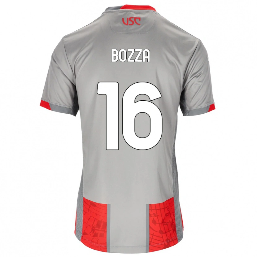 Danxen Women Mattia Bozza #16 Red Gray Home Jersey 2025/26 T-Shirt