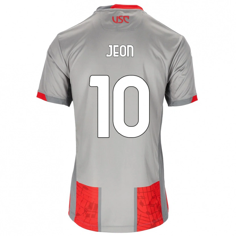 Danxen Women Joseph Jeon #10 Red Gray Home Jersey 2025/26 T-Shirt