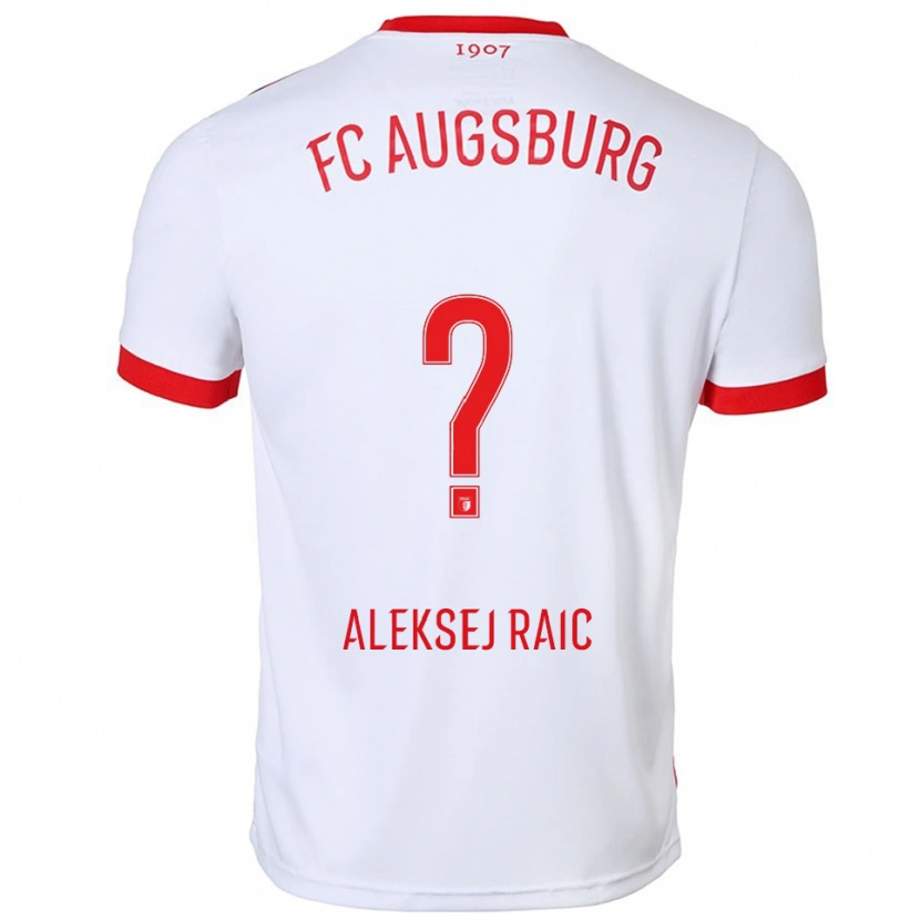 Danxen Women Neven Aleksej Raic #0 White Red Home Jersey 2025/26 T-Shirt