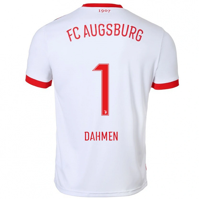 Danxen Women Finn Dahmen #1 White Red Home Jersey 2025/26 T-Shirt