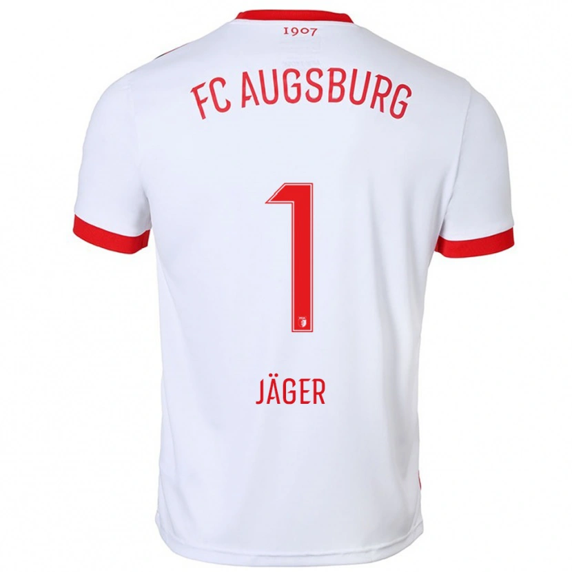 Danxen Women Tobias Jäger #1 White Red Home Jersey 2025/26 T-Shirt