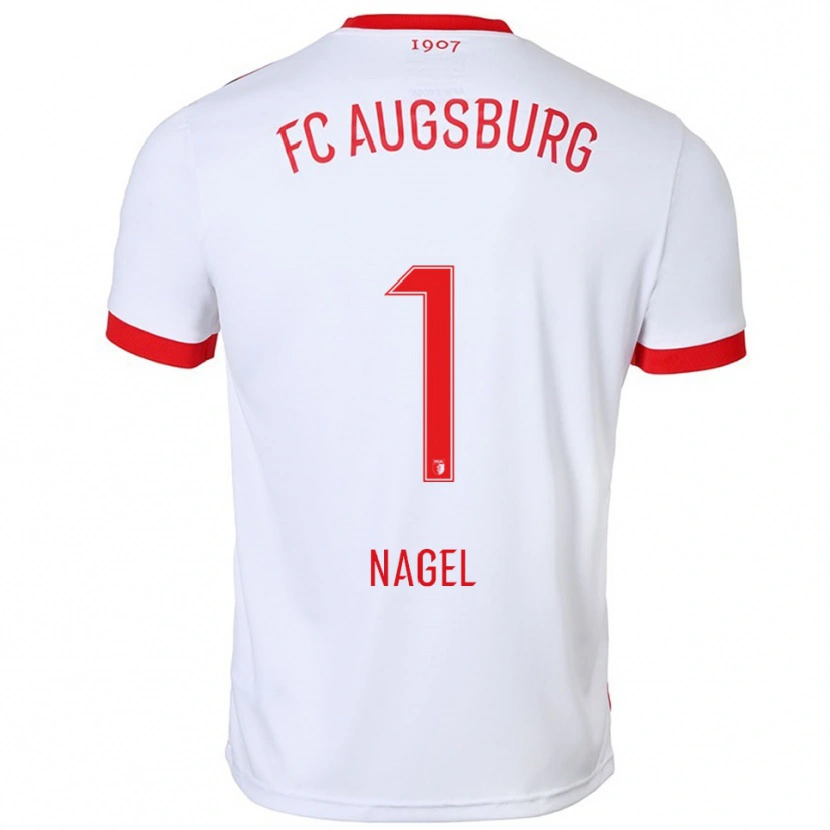 Danxen Women Timo Nagel #1 White Red Home Jersey 2025/26 T-Shirt