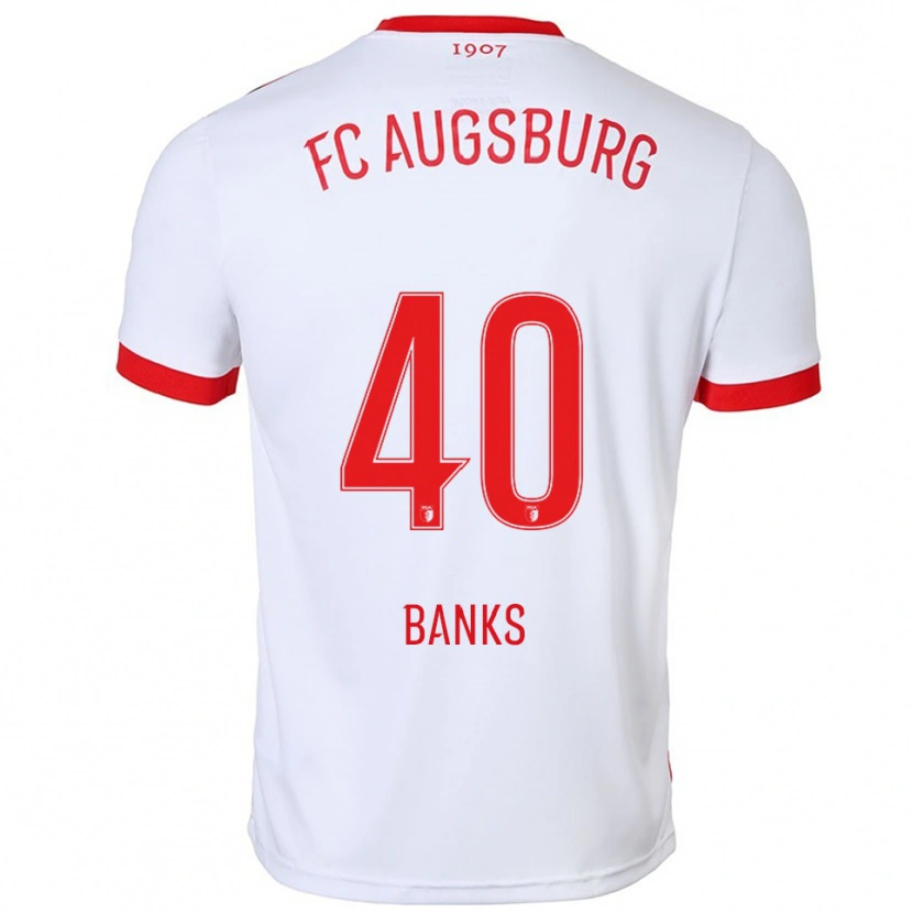 Danxen Women Noahkai Banks #40 White Red Home Jersey 2025/26 T-Shirt