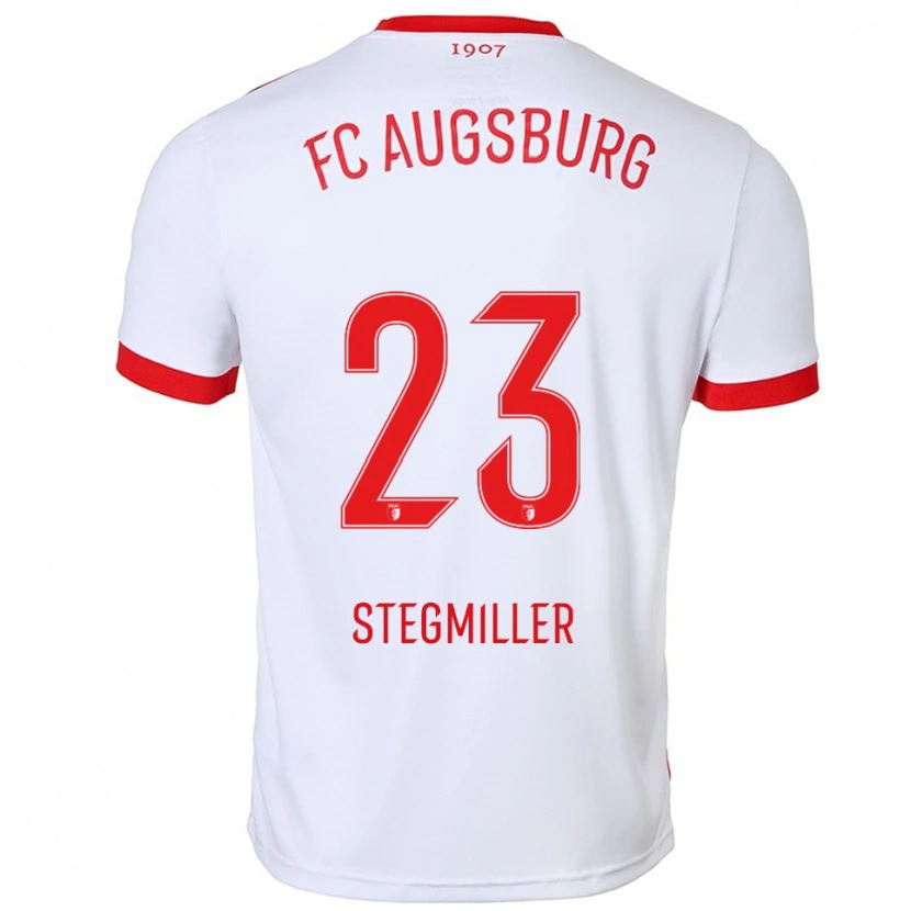 Danxen Women Louis Stegmiller #23 White Red Home Jersey 2025/26 T-Shirt