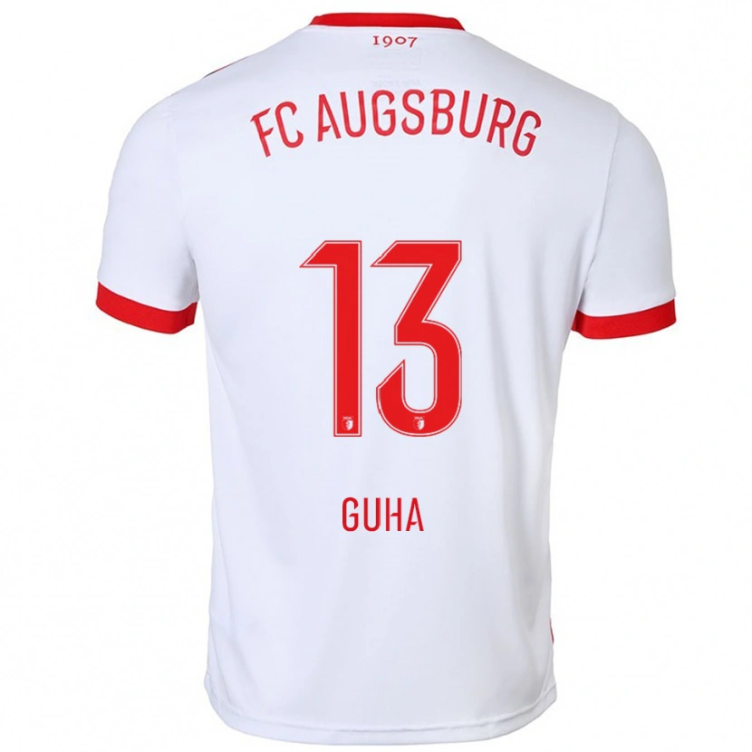Danxen Women Felix Guha #13 White Red Home Jersey 2025/26 T-Shirt