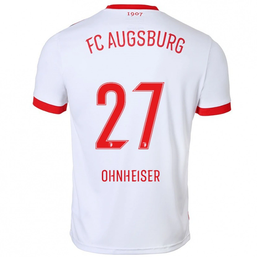 Danxen Women Nico Ohnheiser #27 White Red Home Jersey 2025/26 T-Shirt