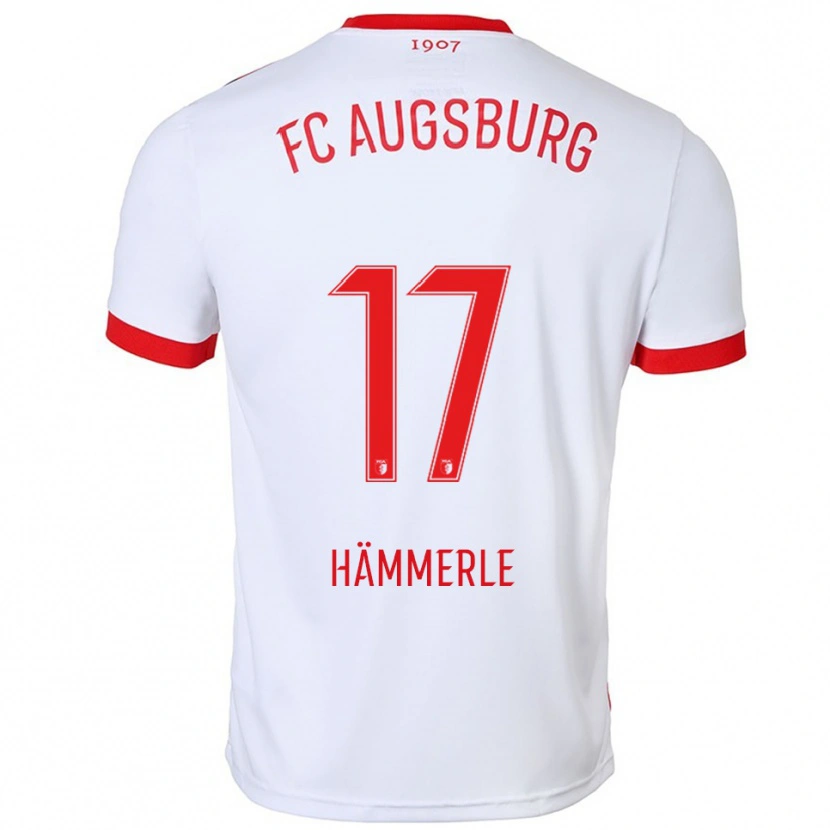 Danxen Women Mauro Hämmerle #17 White Red Home Jersey 2025/26 T-Shirt