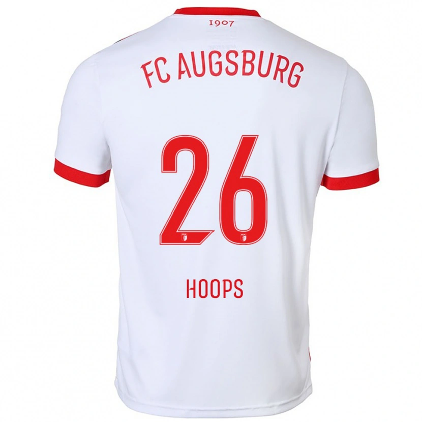 Danxen Women Tim Hoops #26 White Red Home Jersey 2025/26 T-Shirt