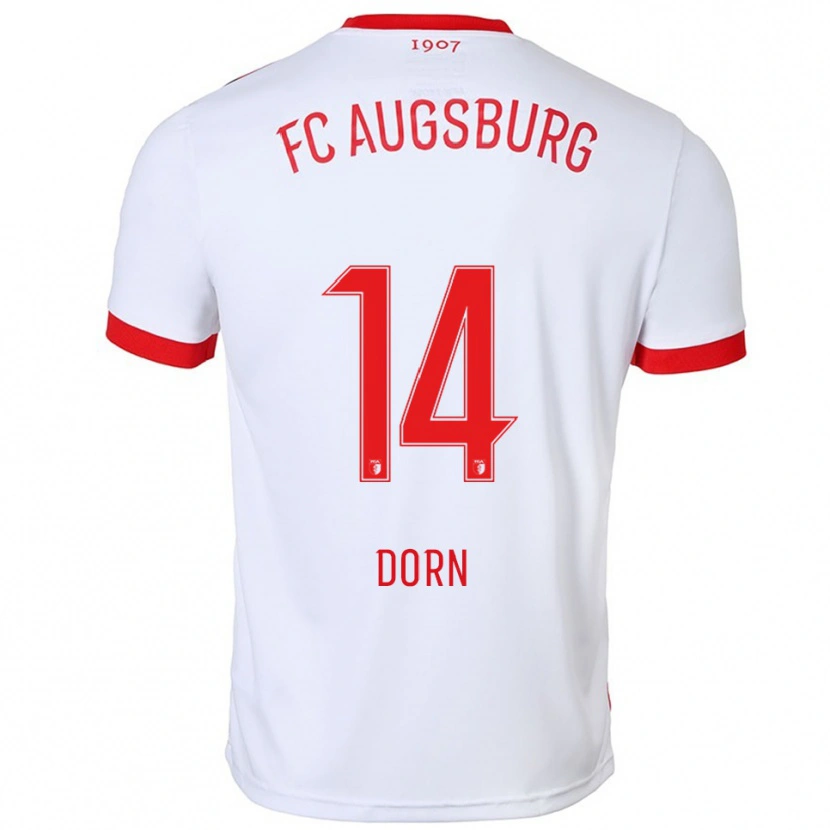 Danxen Women Emily Dorn #14 White Red Home Jersey 2025/26 T-Shirt