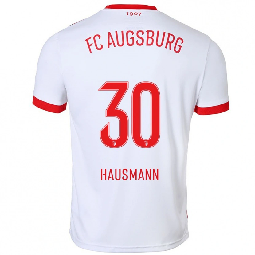 Danxen Women Daniel Hausmann #30 White Red Home Jersey 2025/26 T-Shirt