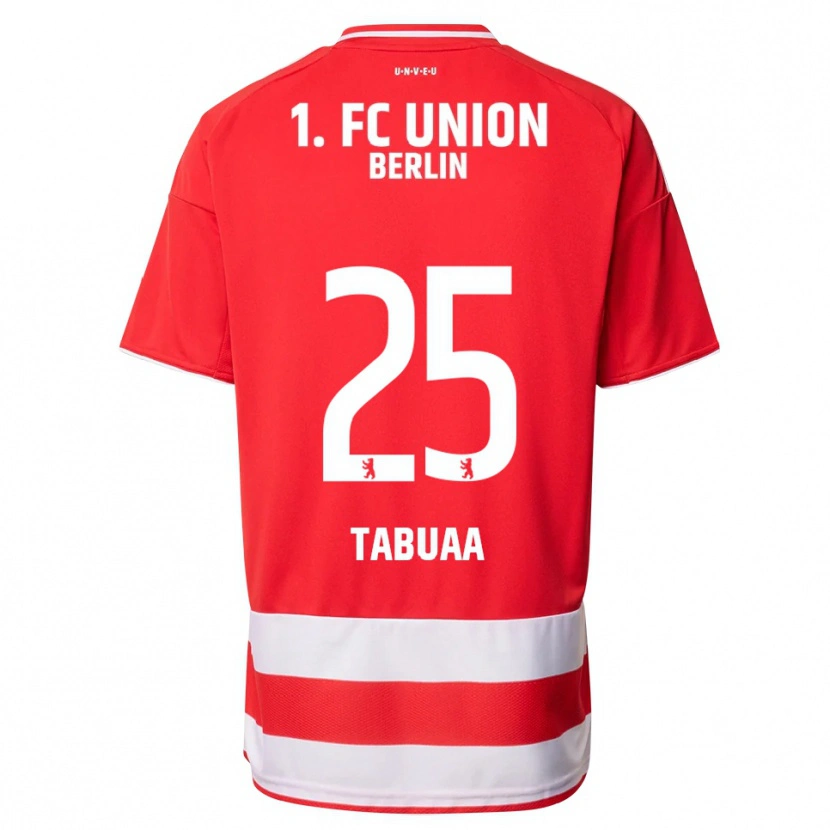 Danxen Women Stephen Tabuaa #25 Red White Home Jersey 2025/26 T-Shirt