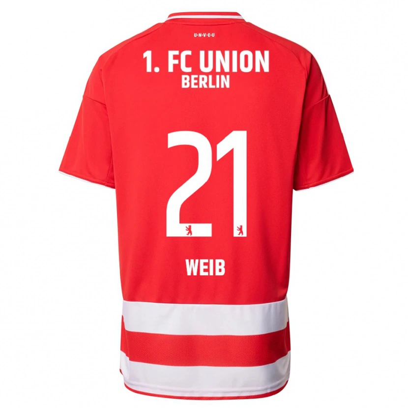 Danxen Women Anna Weiß #21 Red White Home Jersey 2025/26 T-Shirt