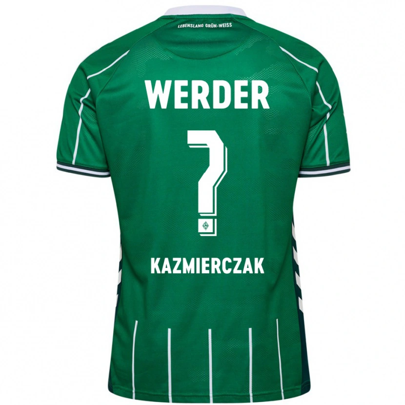 Danxen Women Daniel Kazmierczak #0 Green White Home Jersey 2025/26 T-Shirt