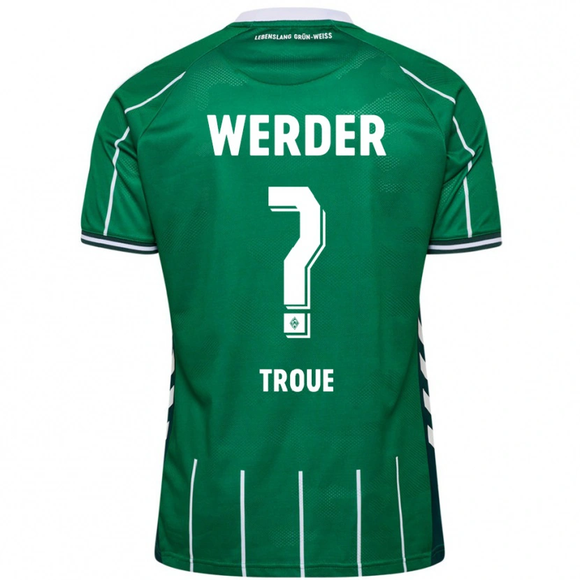 Danxen Women Miguel Troue #0 Green White Home Jersey 2025/26 T-Shirt