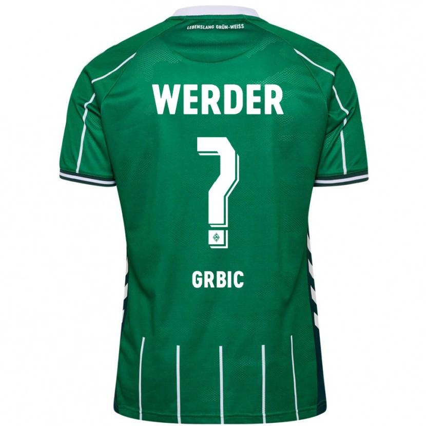 Danxen Women Nikola Grbic #0 Green White Home Jersey 2025/26 T-Shirt