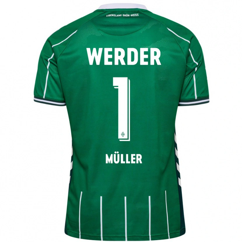 Danxen Women Vincent Müller #1 Green White Home Jersey 2025/26 T-Shirt