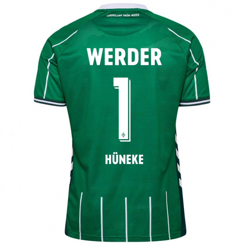Danxen Women Win Hüneke #1 Green White Home Jersey 2025/26 T-Shirt
