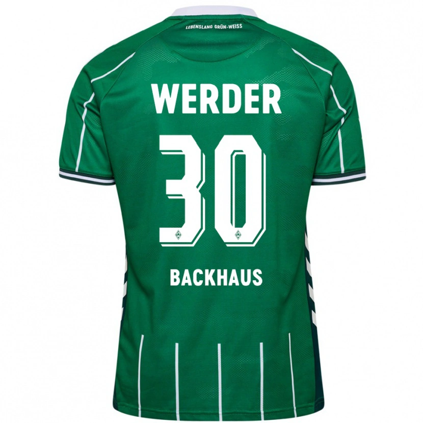Danxen Women Mio Backhaus #30 Green White Home Jersey 2025/26 T-Shirt