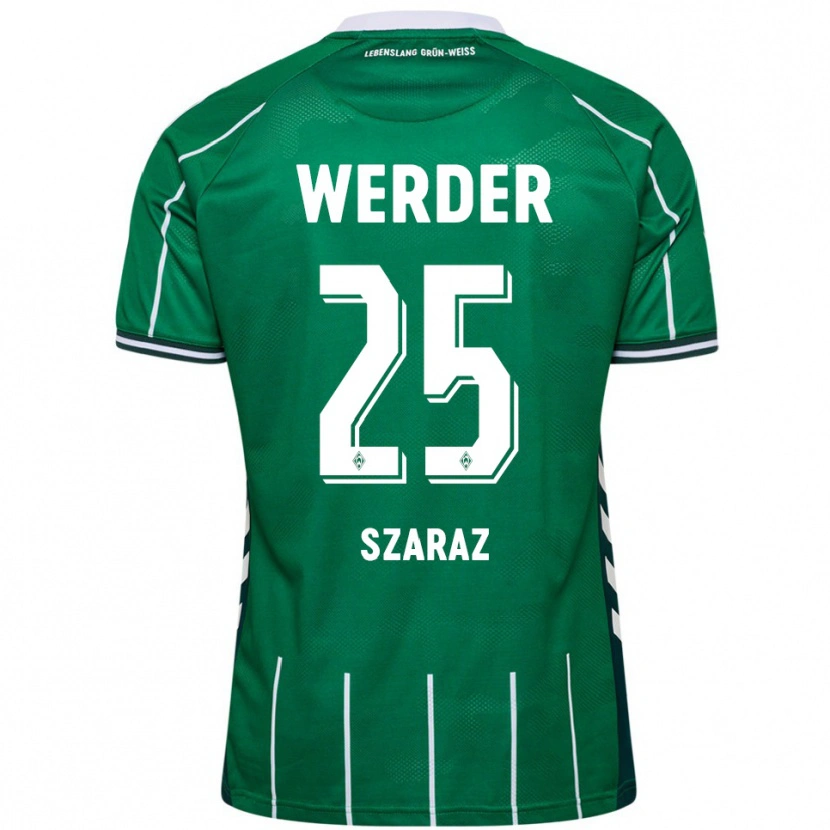 Danxen Women Lina Szaraz #25 Green White Home Jersey 2025/26 T-Shirt