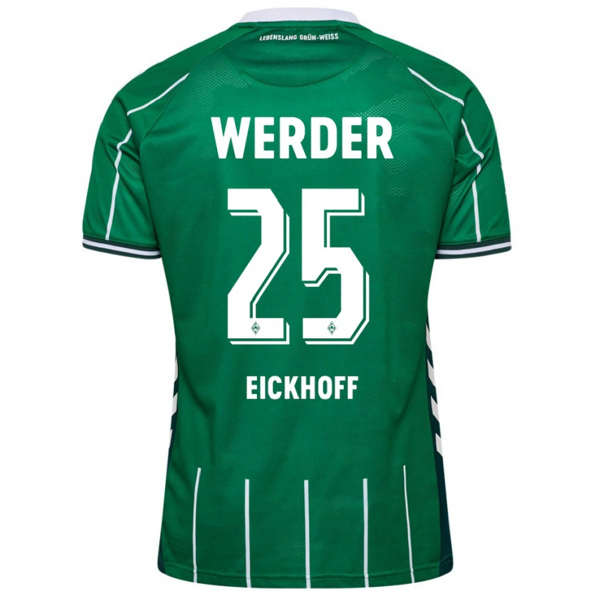 Danxen Women Mika Eickhoff #25 Green White Home Jersey 2025/26 T-Shirt