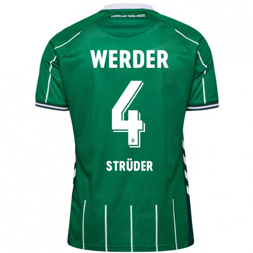 Danxen Women Mika Strüder #4 Green White Home Jersey 2025/26 T-Shirt