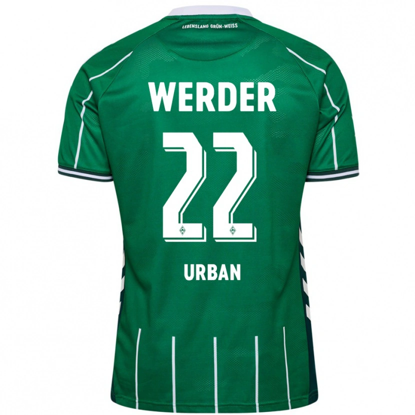 Danxen Women Linus Urban #22 Green White Home Jersey 2025/26 T-Shirt