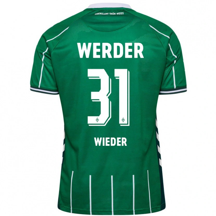 Danxen Women Verena Wieder #31 Green White Home Jersey 2025/26 T-Shirt