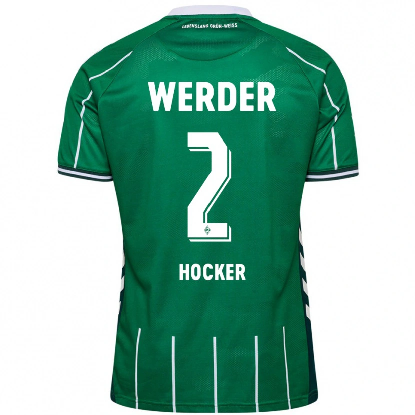 Danxen Women Luca Höcker #2 Green White Home Jersey 2025/26 T-Shirt