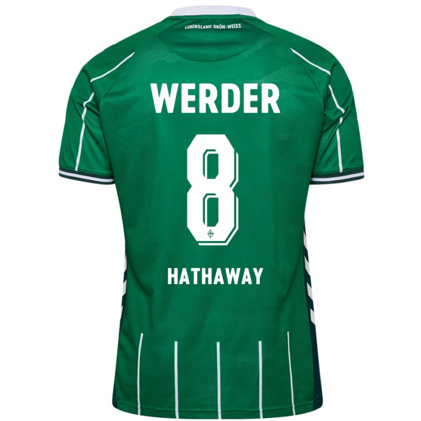 Danxen Women Max Hathaway #8 Green White Home Jersey 2025/26 T-Shirt