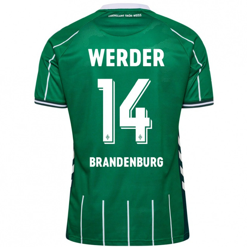 Danxen Women Michaela Brandenburg #14 Green White Home Jersey 2025/26 T-Shirt